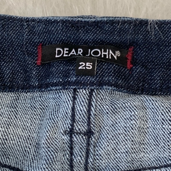 Dear John Ava Roll Up Denim Shorts - Picture 5 of 7